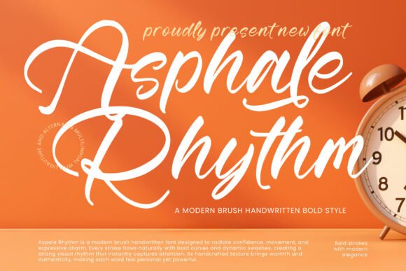 Asphale Rhythm: A Font That Breathes Life Into Your Creations
