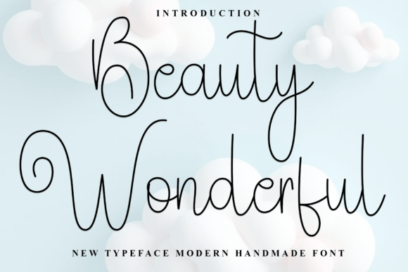 Beauty Wonderful: A Script Font for Editorial Elegance