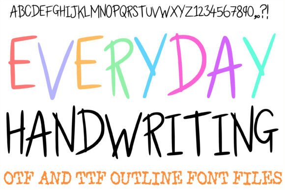 Everyday Handwriting: A Warm Typographic Choice for Digital Design