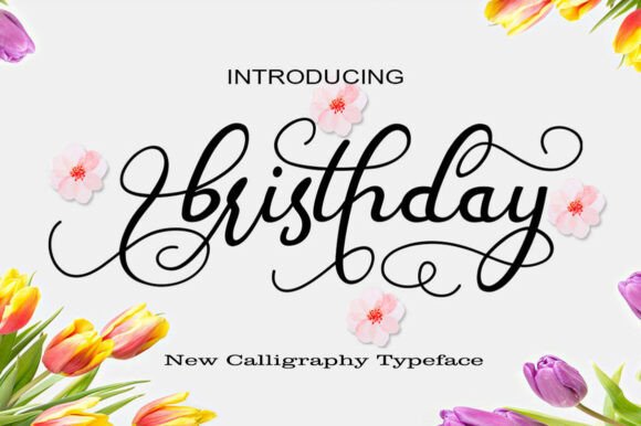 Font of Elegance: Bristhday for Branding Projects