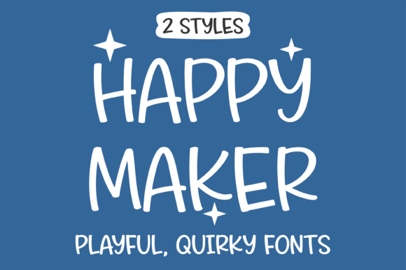 Happy Maker: A Script Font for Digital Creativity