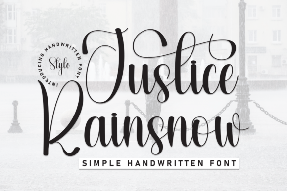 Justice Rainsnow: A Font That Elevates Your Brand