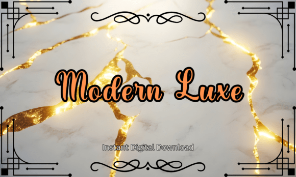 Modern Luxe: A Script Font for Timeless Craft Projects