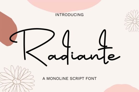 Radiante: A Font That Speaks with Grace