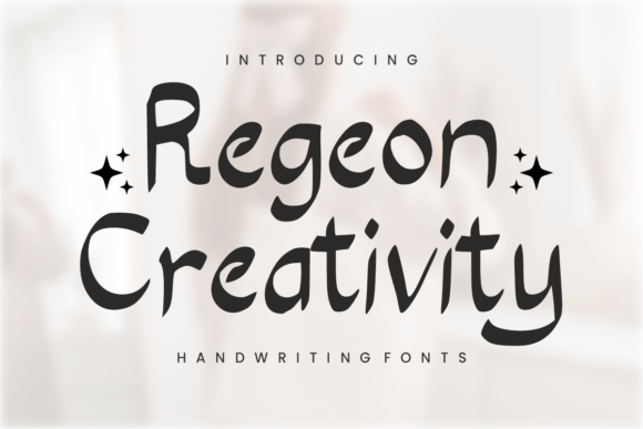 Regeon Creativity: A Bold Script for Branding