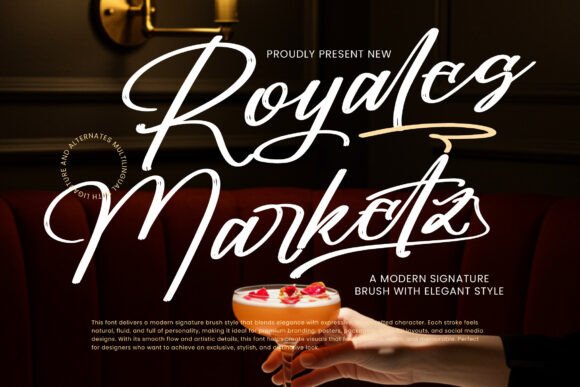 Royales Marketz: A Font for Crafting with Purpose