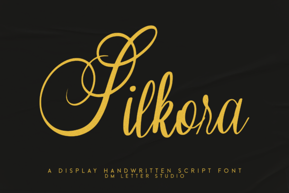 Silkora: A Script Font with Grace and Flow
