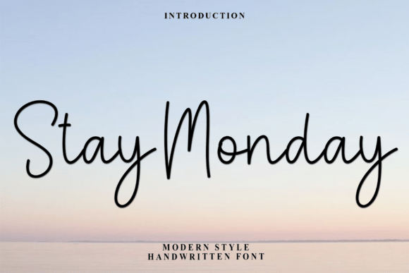 Stay Monday: A Font for Thoughtful Design