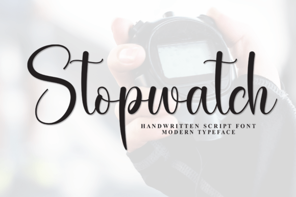 Stopwatch: The Font That Makes Your Message Faster