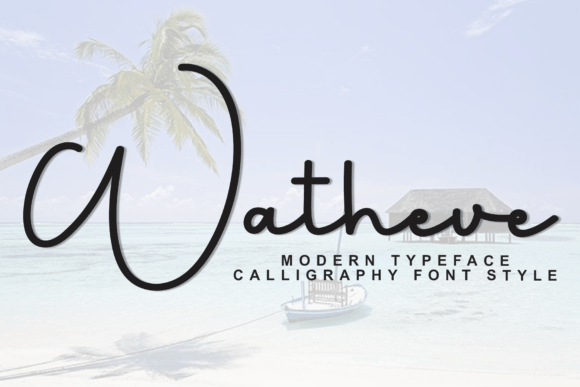 Watheve: A Festive Script Font for Editorial Magic